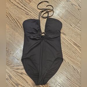 Michael Kors Black One-Piece Swimsuit
